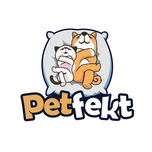 Sleep logo with the title 'Logo for Pet Bed Company'