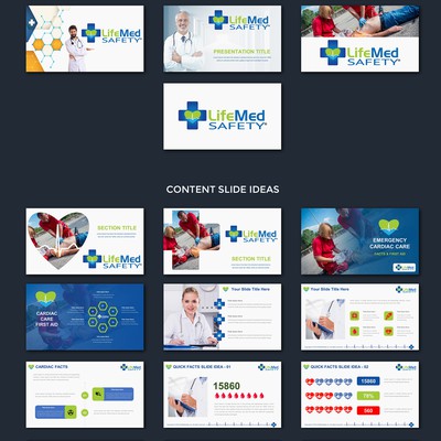 PPT Template for Life Saving Company