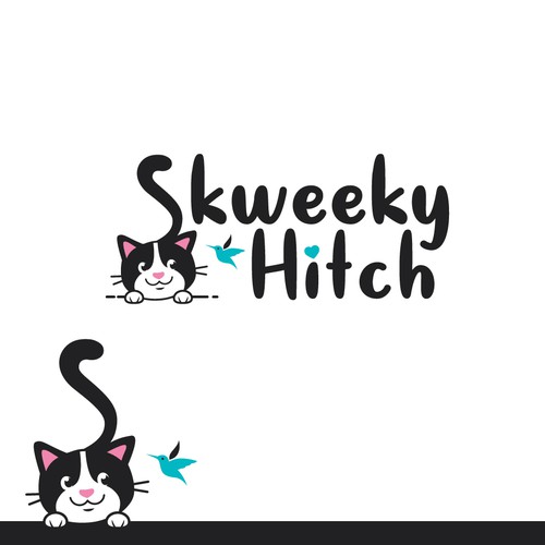 Kitty design with the title 'Skweeky Hitch'