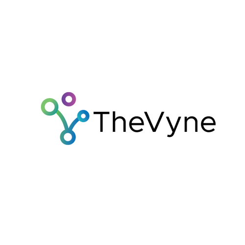 Business logo with the title 'TheVyne'