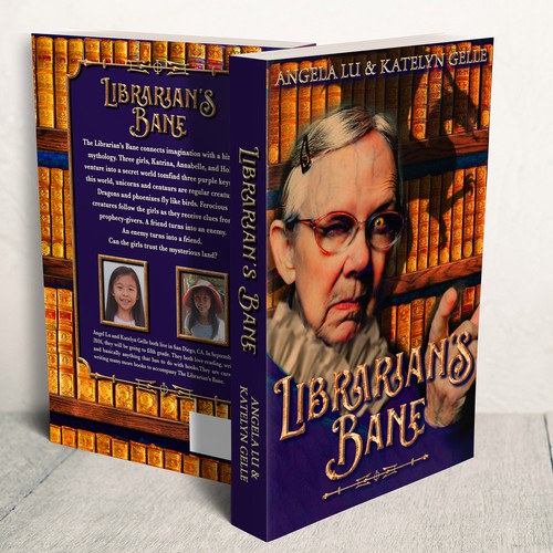 Library design with the title 'Book Cover: Childrens'