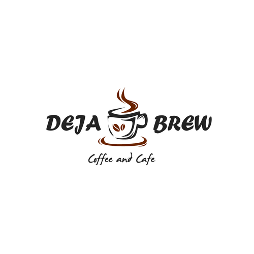 Coffee logo with the title 'Coffee and Cafe Logo'