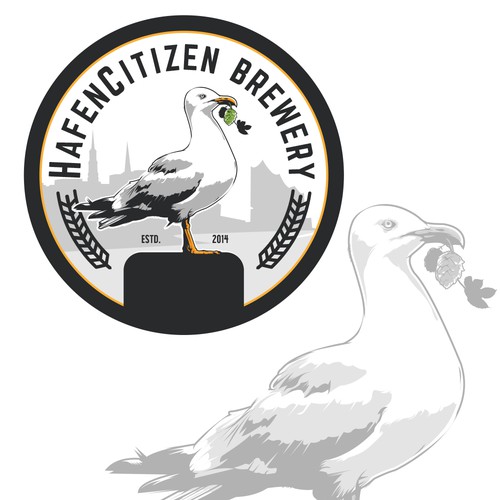 German logo with the title 'HafenCitizen Brewery'