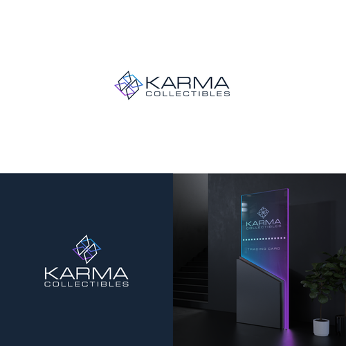 Outline design with the title 'Karma Collection'