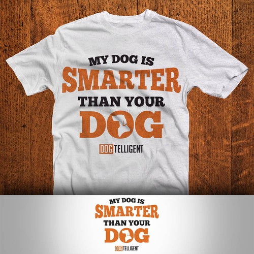 Bold t-shirt with the title 'Tshirt design'