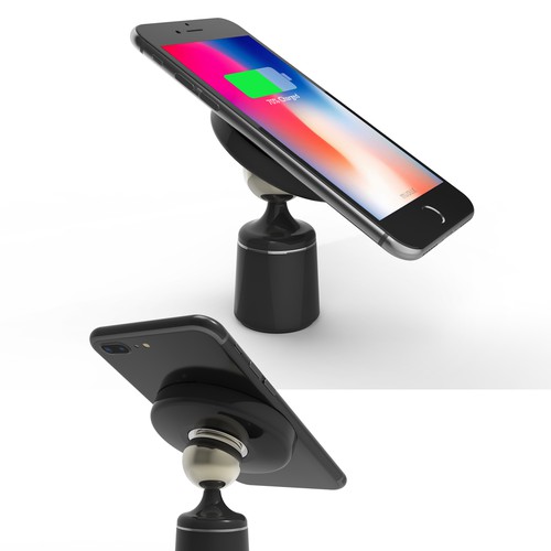 Charger design with the title 'Wireless charger for Amazon'