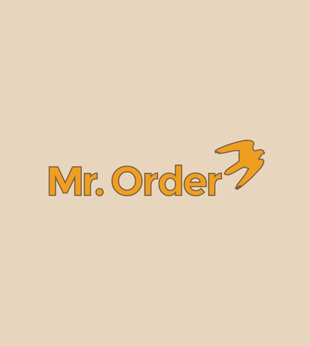 Delivery brand with the title 'Logo concept for online delivery firm'