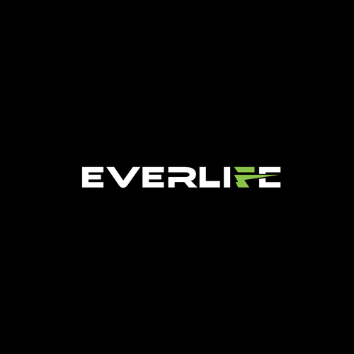 Charger logo with the title 'Modern Lettering Logo for Everlife'