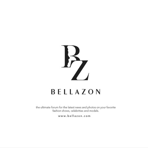 Sleek logo with the title 'BELLAZON'