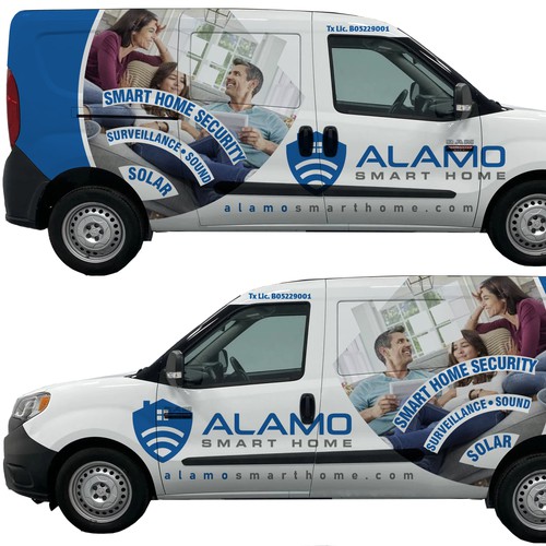 Decal design with the title 'car wrap'