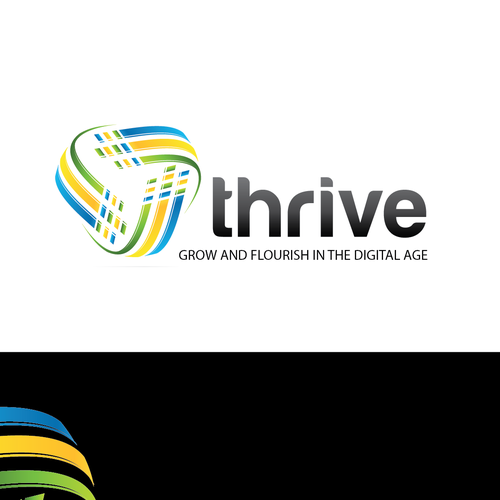 Technology brand with the title 'Help us build the THRIVE brand for business'