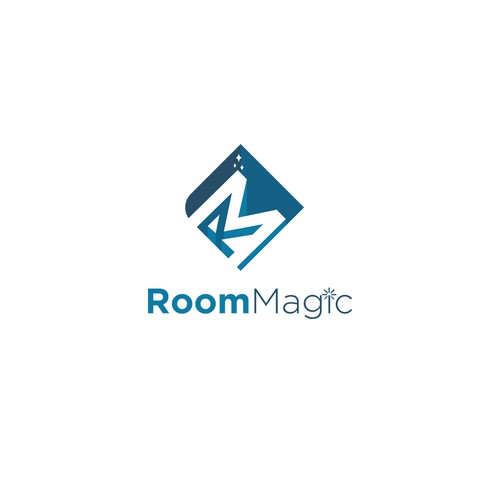 Room logo with the title 'Logo RoomMagic'