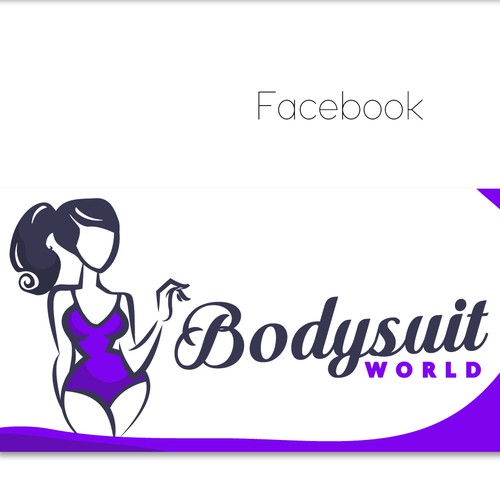 Woman design with the title 'Logo and social media :) '