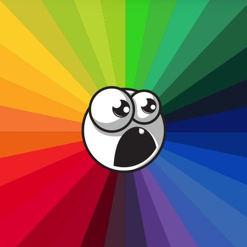 Kid logo with the title 'Be amazed mascot'