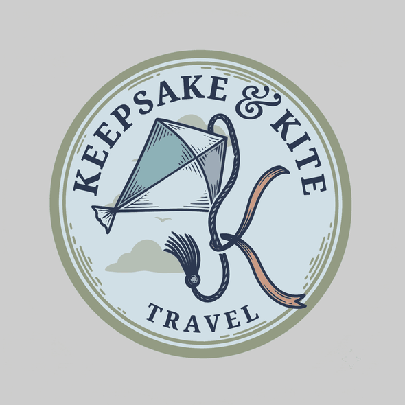 Vacation logo with the title 'whimsical logo design'
