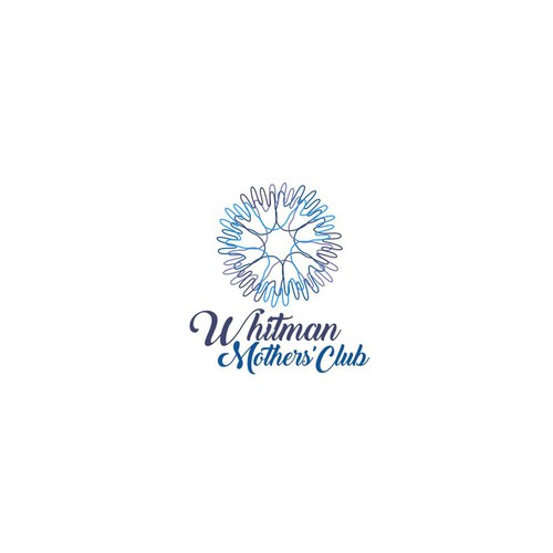 High five logo with the title 'Logo - Whitman Mothers Club'