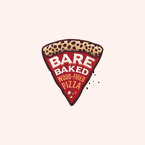 Leopard design with the title 'Logo concept for pizzeria'