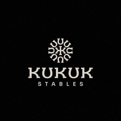 Horse design with the title 'KUKUK STABLES'