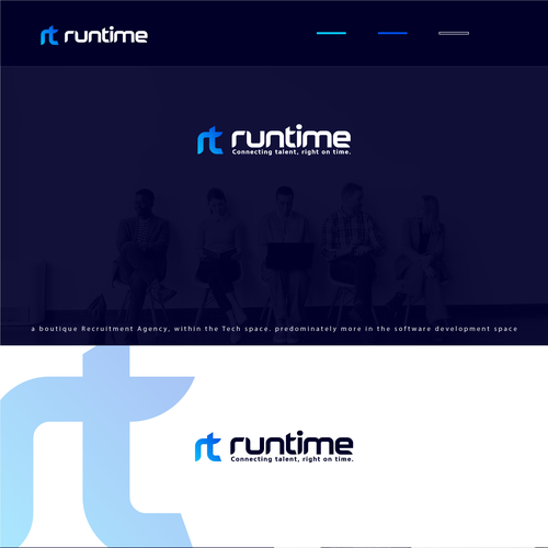 Recruitment logo with the title 'a new Tech Recruitment Consultancy'