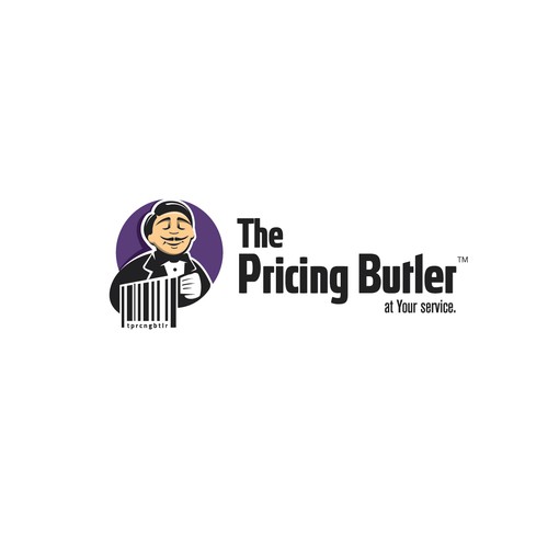 Online store logo with the title 'The Pricing Butler'