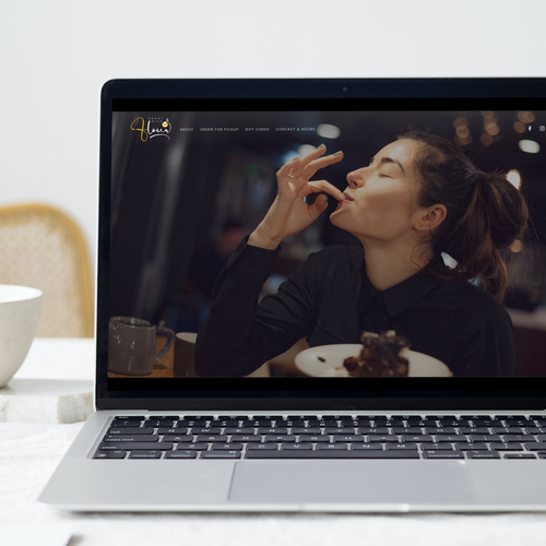 Pastry design with the title 'SHOWCASING DELECTABLE CHOUX PASTRY FOR SWEET RICE FLOUR'