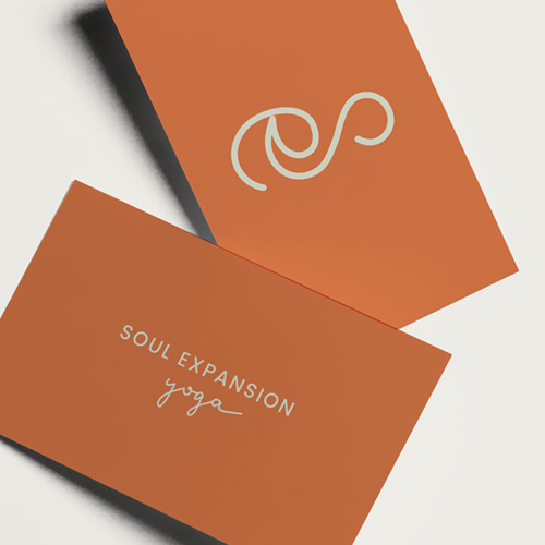 Spiritual logo with the title 'Minimalist Yoga Monogram Logo'