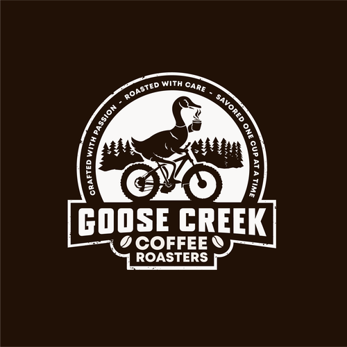 Goose logo with the title 'Cool concept for an adventurous Goose coffee brand ;)'