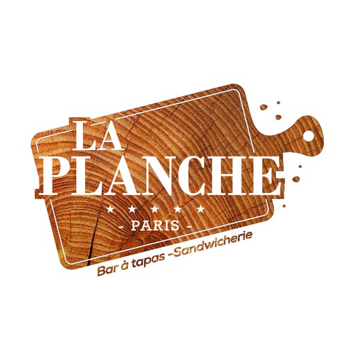 巴黎标志，标题为“La Planche标志”