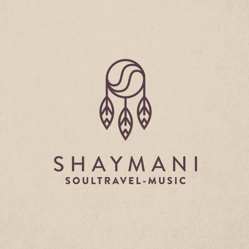 Modern design logo with the title 'Beautiful Monoline-Design for a Music Project'