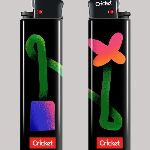 Color artwork with the title 'Abstract Gradient Lighter Design – Modern Minimal Illustration.'