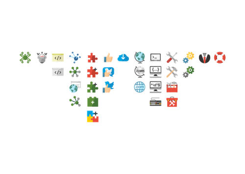 SEO design with the title 'Create awesome icons for SeoTools for Excel'