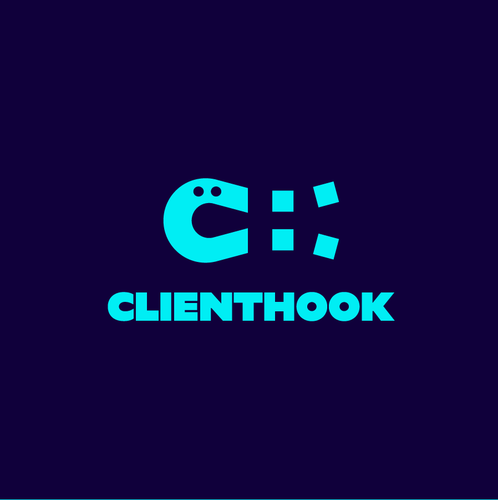 Calendar design with the title 'CLIENTHOOK - Magnetic Scheduling AI Logo'