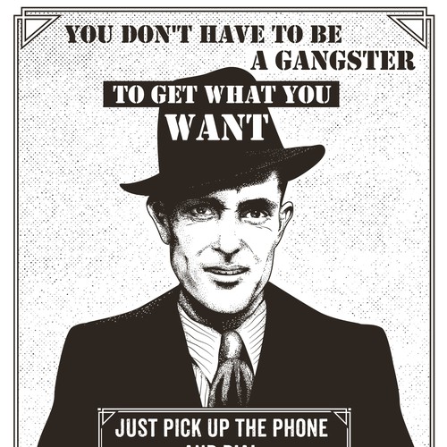 Pizza design with the title 'Slap box poster'