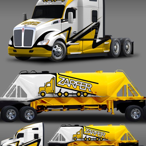 Best design with the title 'ZARFER TRUCK DESIGN'