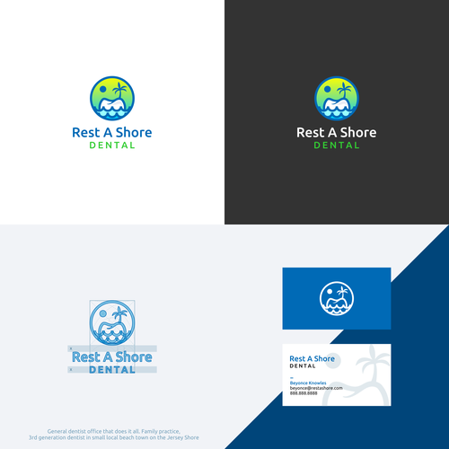 Dental logo with the title 'Logo for a cool-hip dental office.'