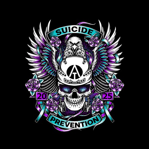 Eagle t-shirt with the title 'skull illustration'