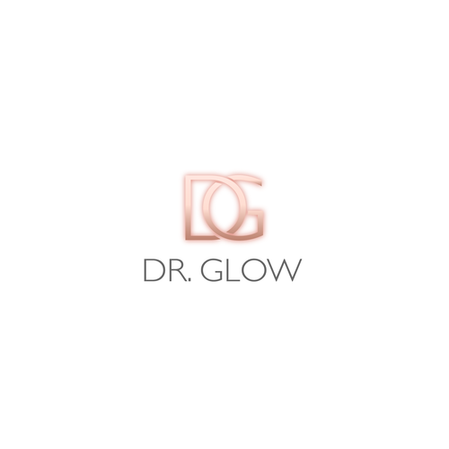 Face design with the title 'Dr Glow Logo'