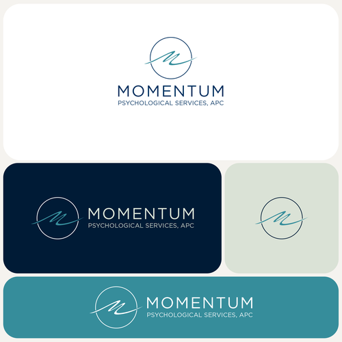 Medical practice logo with the title 'Logo design for Momentum '