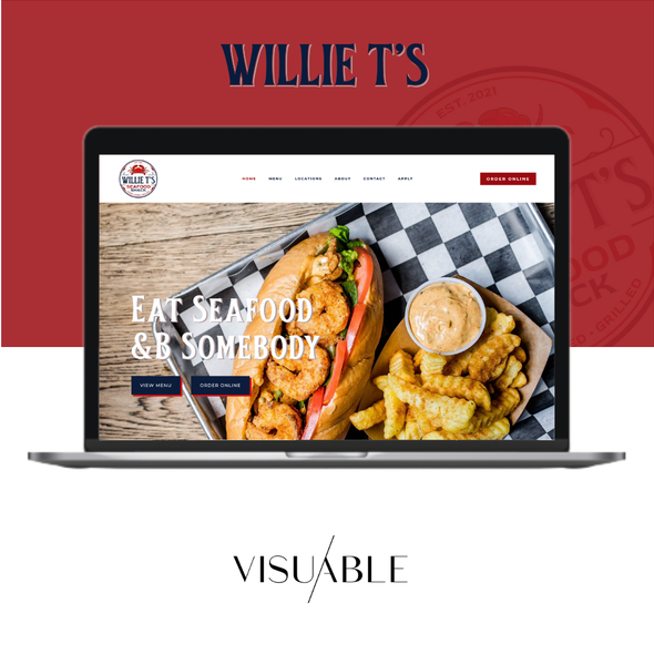 Food design with the title 'Branding & Web Design for a seafood restaurant'