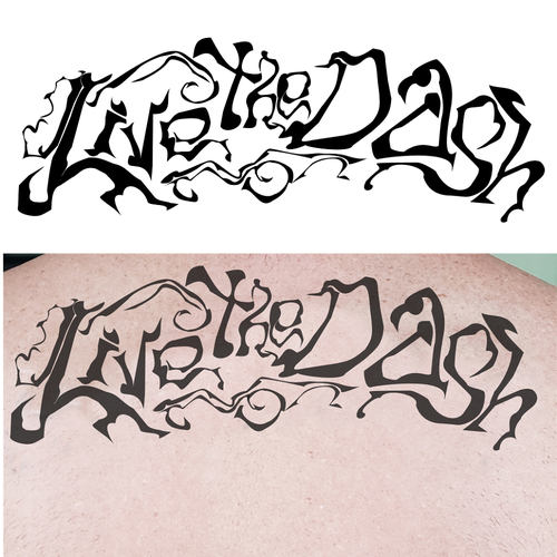 Loop design with the title 'Tattoo'