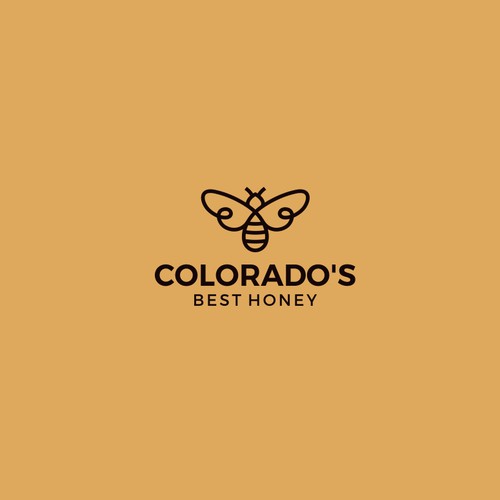 Honey logo with the title 'Colorado's Best Honey'