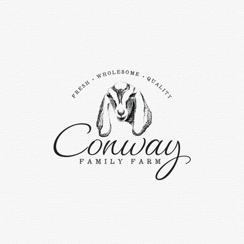 goat farm logo design