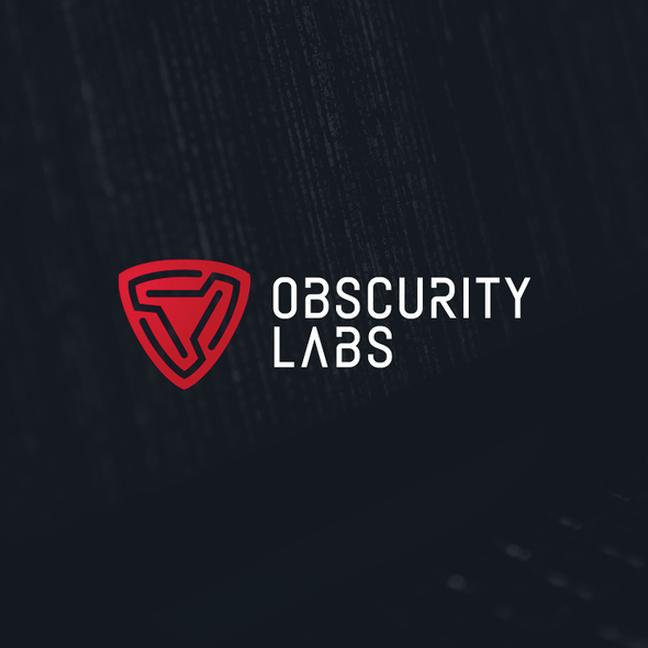 Protection logo with the title 'Powerful logo for cybersecurity startup'