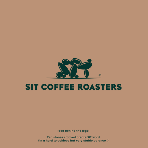 Geology logo with the title 'Sit Coffee Roasters'