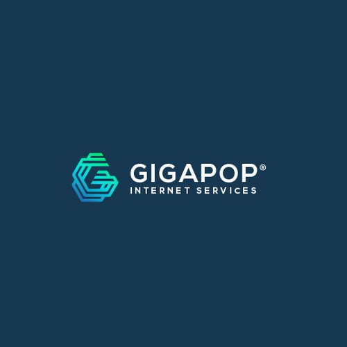 Corporate identity logo with the title 'Gigapop'