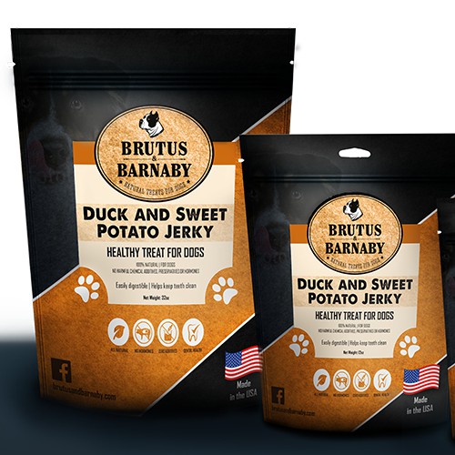 Animal packaging with the title 'New package design for existing brand'