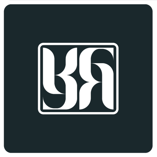 Type design with the title 'Ambigram K and G monogram Logo'