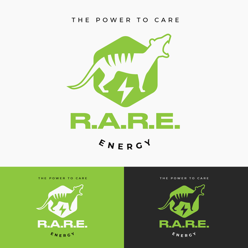 Tiger logo with the title 'Logo for REMOTE AREA RENEWABLE ENERGY'