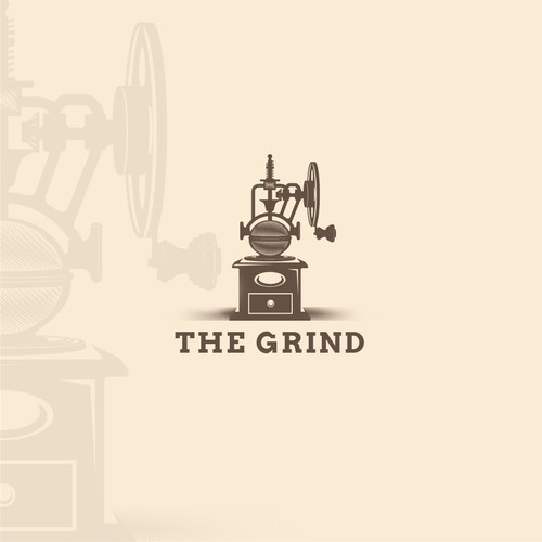Coffee brand with the title 'just a Grinder for Coffee Nothing Special ;)'