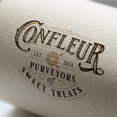 Pastry design with the title 'Elegant Vintage Pastry Shop Logo'